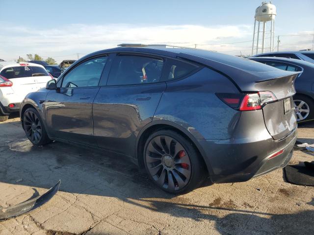 5YJYGDEF6MF230328 - 2021 TESLA MODEL Y GRAY photo 2