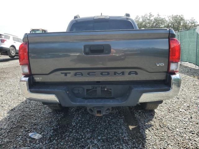 3TMAZ5CNXJM057576 - 2018 TOYOTA TACOMA DOUBLE CAB GRAY photo 6