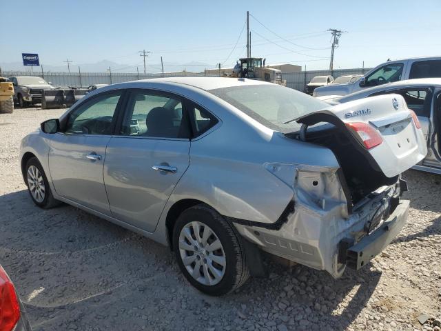 3N1AB7AP5FL648175 - 2015 NISSAN SENTRA S SILVER photo 2