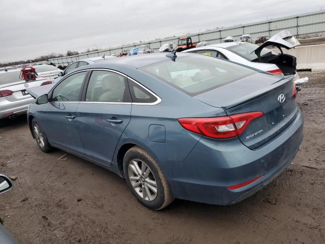 5NPE24AF4FH068176 - 2015 HYUNDAI SONATA SE BLUE photo 2