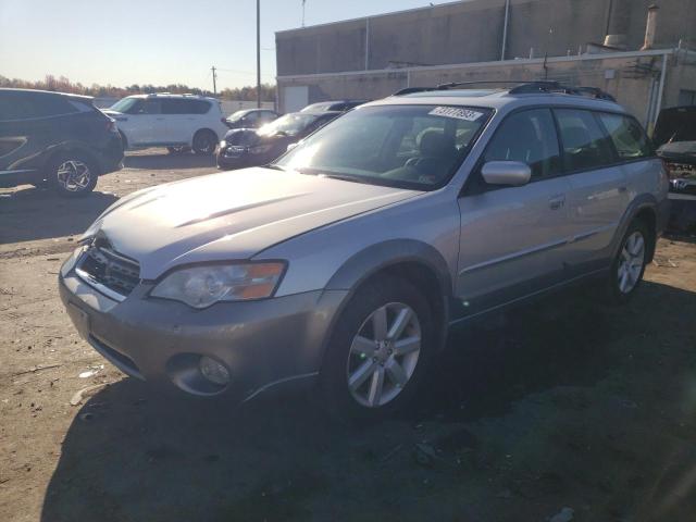 4S4BP62C867363382 - 2006 SUBARU LEGACY OUTBACK 2.5I LIMITED SILVER photo 1