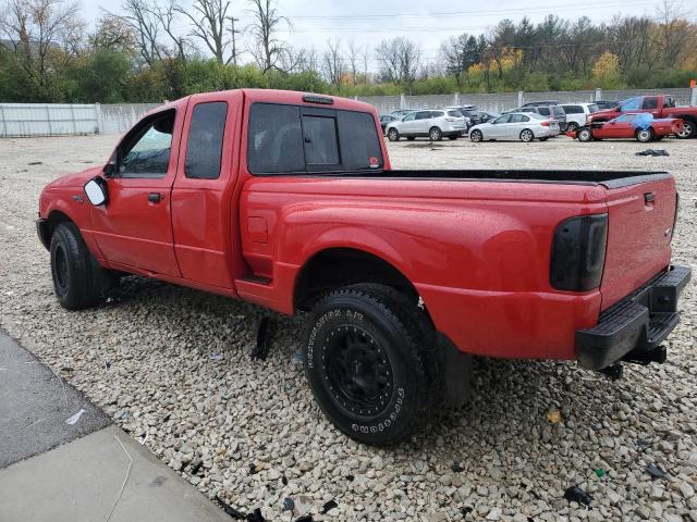 1FTZR15E31PB75102 - 2001 FORD RANGER SUPER CAB Červená fotografie 2