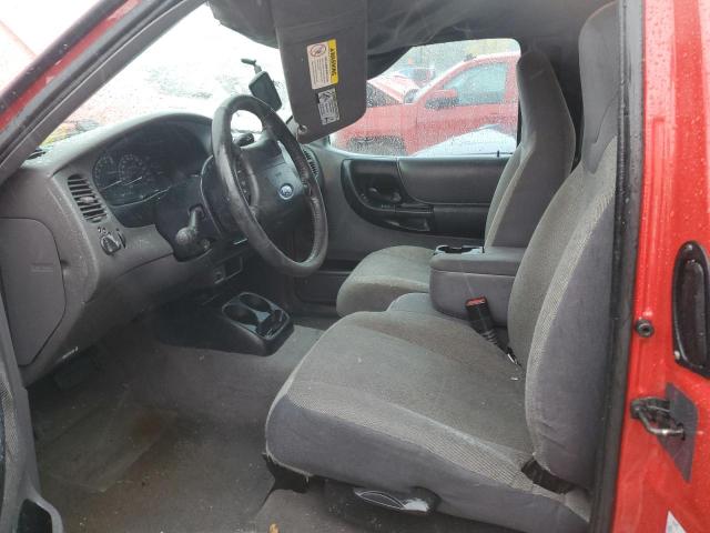 1FTZR15E31PB75102 - 2001 FORD RANGER SUPER CAB Červená fotografie 7