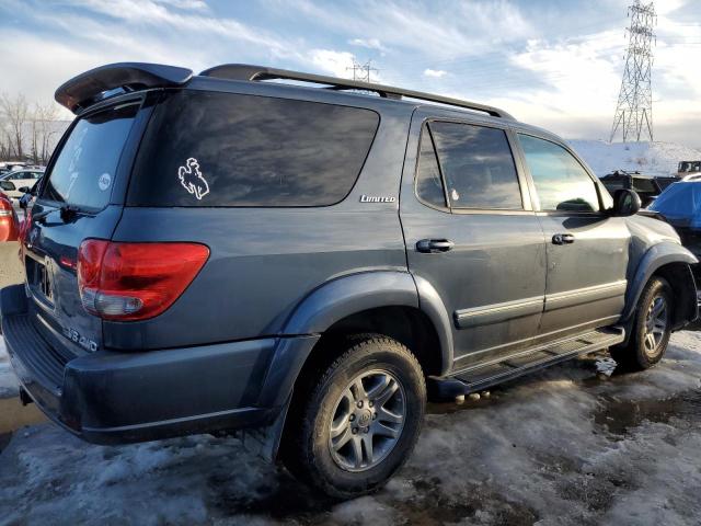 5TDBT48A16S264449 - 2006 TOYOTA SEQUOIA LIMITED BLUE photo 3