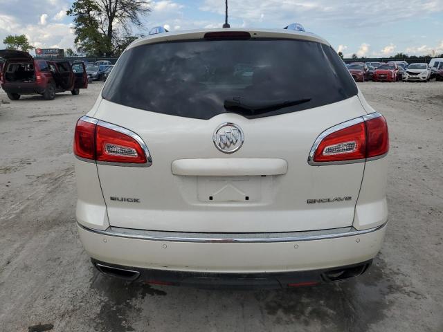 5GAKRBKD3EJ185724 - 2014 BUICK ENCLAVE WHITE photo 6