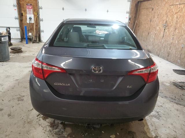 2T1BURHEXGC529392 - 2016 TOYOTA COROLLA L GRAY photo 6