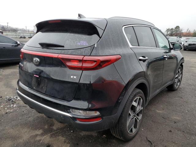 KNDPNCAC8M7888102 - 2021 KIA SPORTAGE EX BLACK photo 3