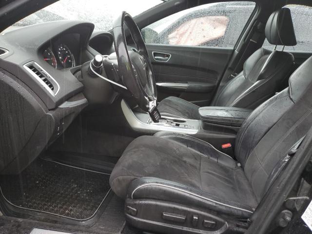 19UUB3F6XJA000626 - 2018 ACURA TLX TECH+A Սև լուսանկար 7