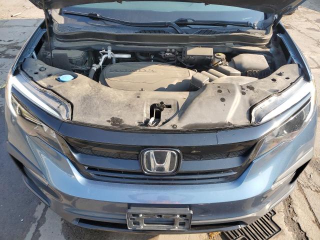 5FNYF6H22MB017948 - 2021 HONDA PILOT SE BLUE photo 12