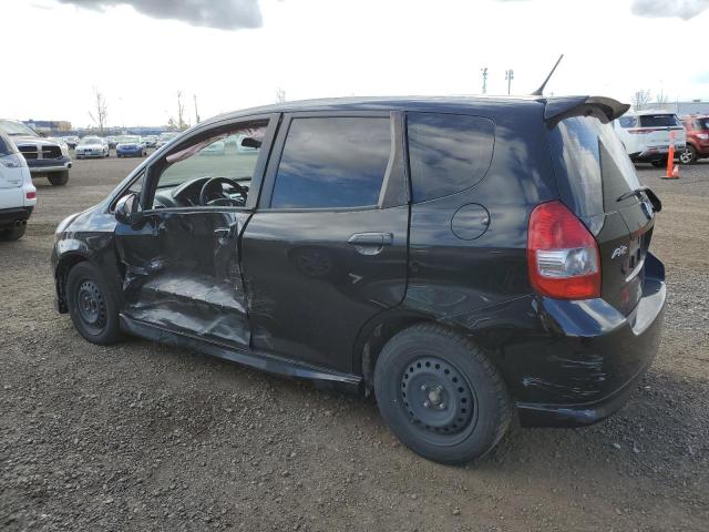 JHMGD37607S813771 - 2007 HONDA FIT S BLACK photo 2