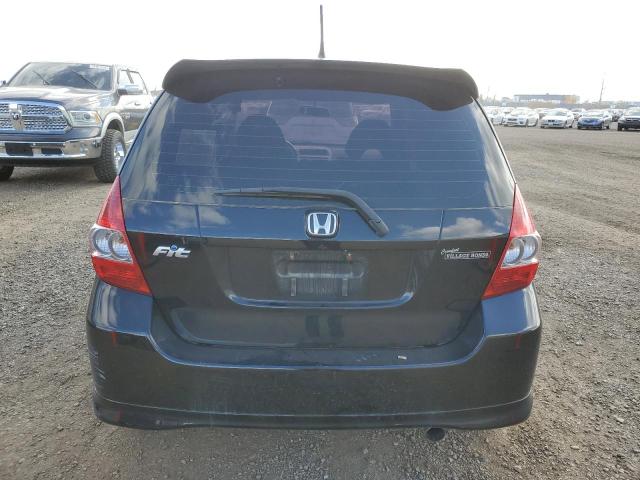 JHMGD37607S813771 - 2007 HONDA FIT S BLACK photo 6