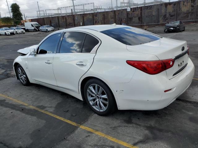 JN1BV7AP1FM345802 - 2015 INFINITI Q50 BASE WHITE photo 2