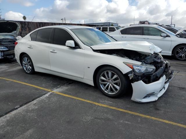 JN1BV7AP1FM345802 - 2015 INFINITI Q50 BASE WHITE photo 4