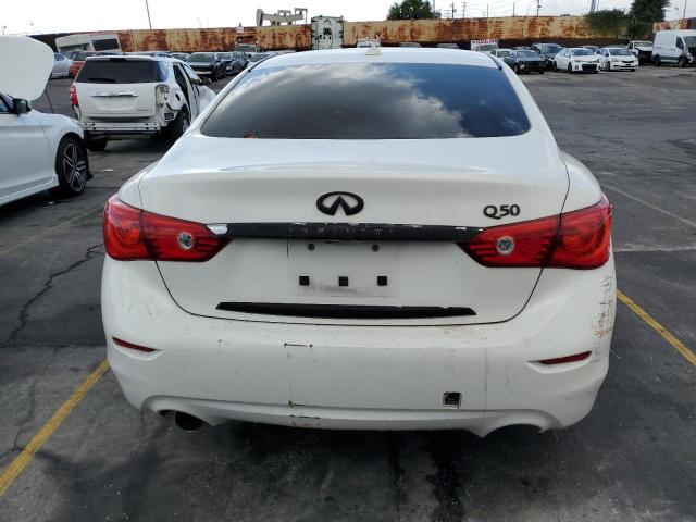 JN1BV7AP1FM345802 - 2015 INFINITI Q50 BASE WHITE photo 6