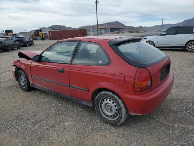 2HGEJ6321WH120821 - 1998 HONDA CIVIC CX RED photo 2