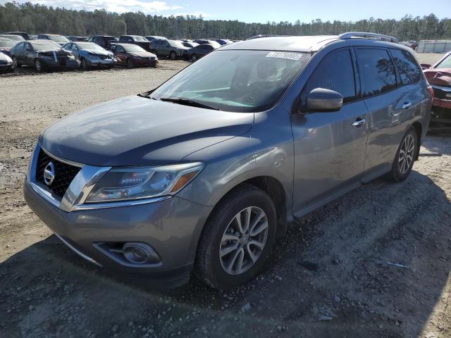 5N1AR2MN4FC682086 - 2015 NISSAN PATHFINDER S GRAY photo 1