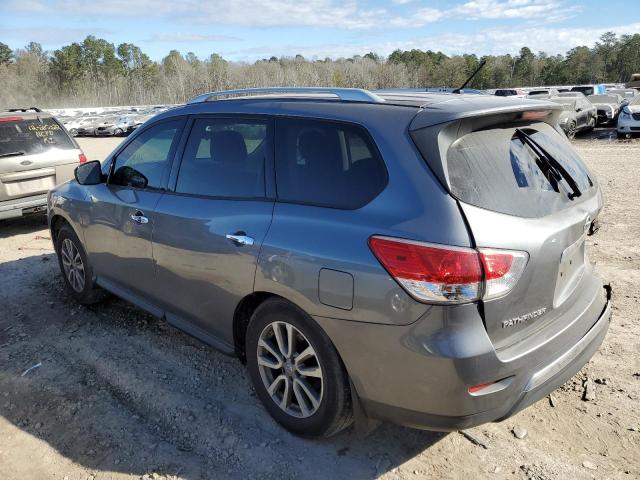 5N1AR2MN4FC682086 - 2015 NISSAN PATHFINDER S GRAY photo 2