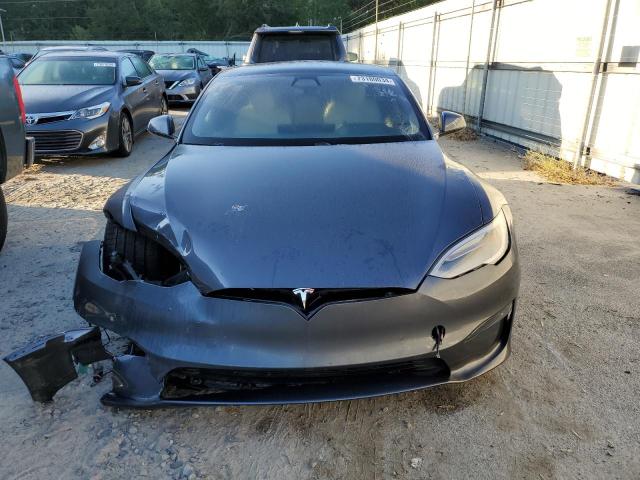 5YJSA1E56MF438853 - 2021 TESLA MODEL S GRAY photo 5