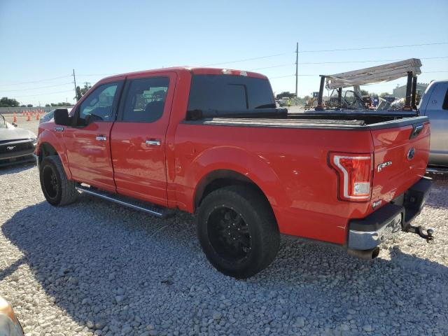 1FTEW1CF2FKE70716 - 2015 FORD F150 SUPERCREW RED photo 2