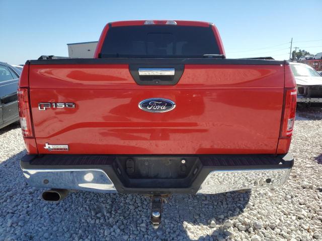 1FTEW1CF2FKE70716 - 2015 FORD F150 SUPERCREW RED photo 6