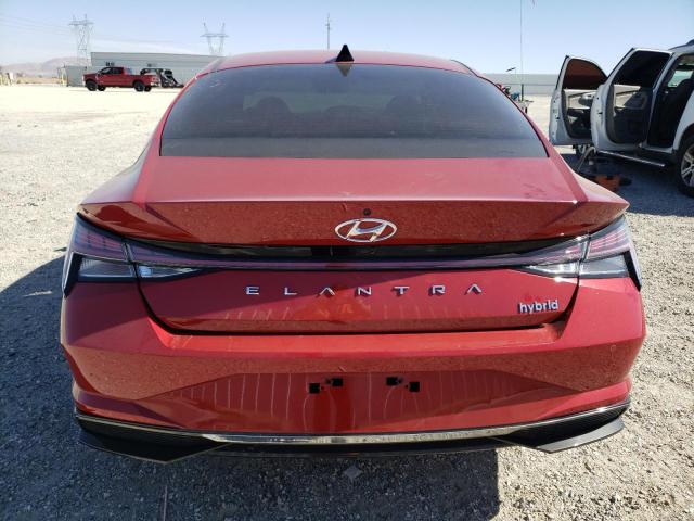 KMHLN4AJXMU004810 - 2021 HYUNDAI ELANTRA LIMITED RED photo 6