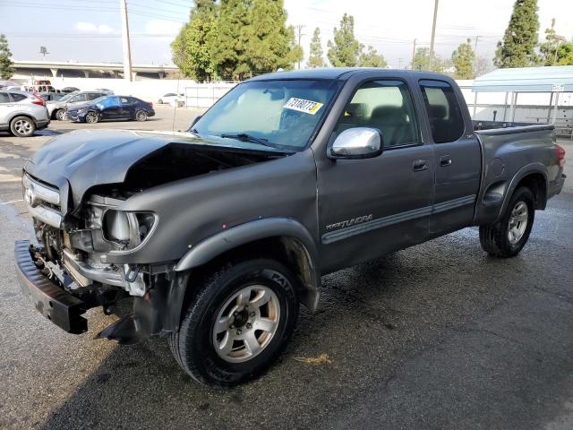 5TBRT34174S445690 - 2004 TOYOTA TUNDRA ACCESS CAB SR5 GRAY photo 1