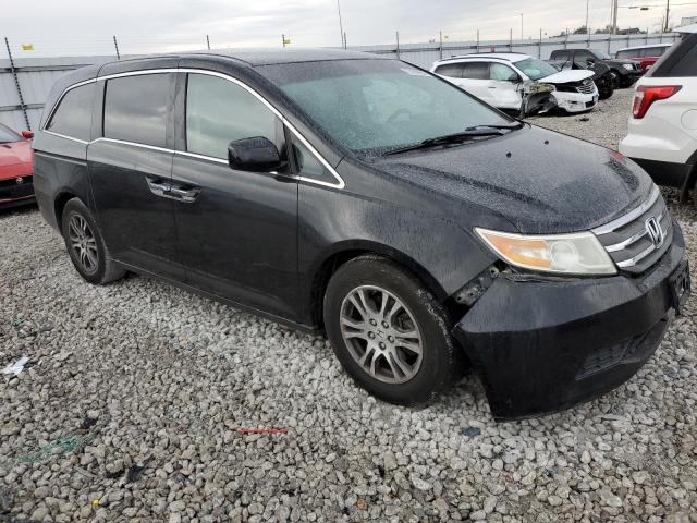 5FNRL5H43BB049510 - 2011 HONDA ODYSSEY EX BLACK photo 4