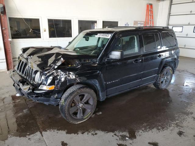 1C4NJRFB0ED885221 - 2014 JEEP PATRIOT LATITUDE BLACK photo 1