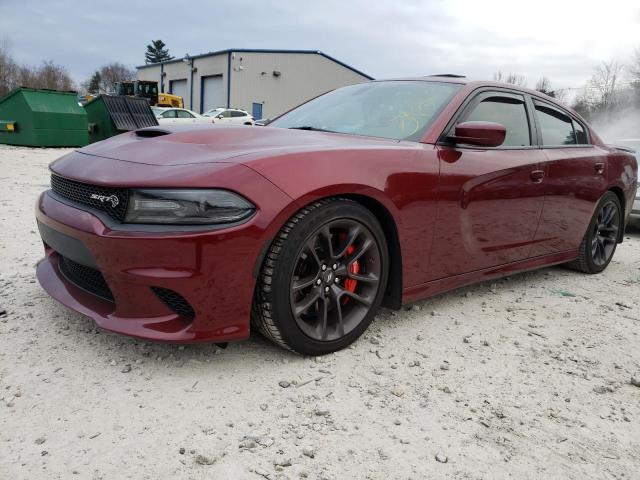 2C3CDXL99JH128565 - 2018 DODGE CHARGER SRT HELLCAT BURGUNDY photo 1