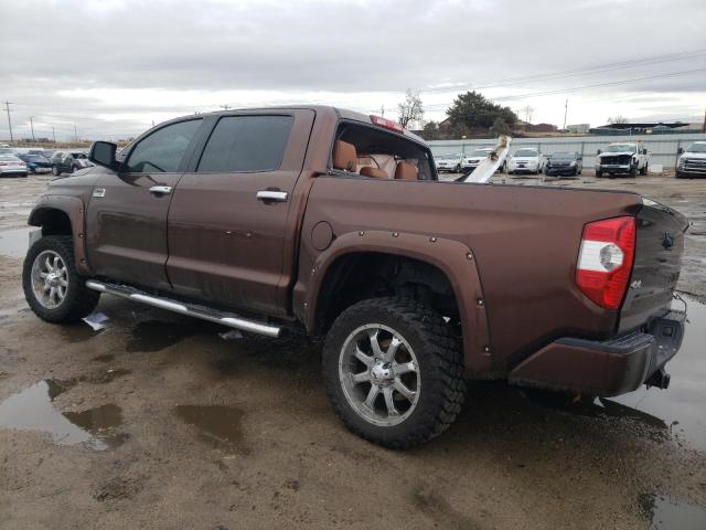 5TFAW5F1XEX404423 - 2014 TOYOTA TUNDRA CREWMAX PLATINUM BROWN photo 2