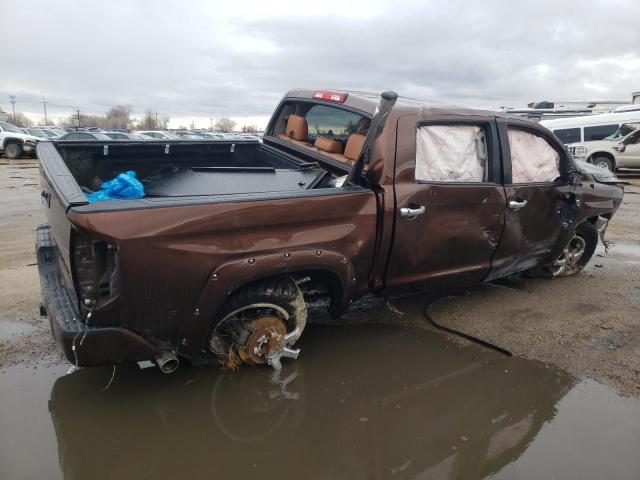 5TFAW5F1XEX404423 - 2014 TOYOTA TUNDRA CREWMAX PLATINUM Qəhvəyi foto 3