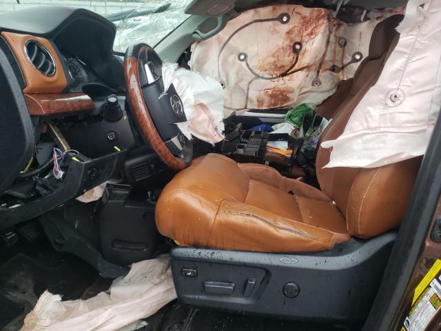 5TFAW5F1XEX404423 - 2014 TOYOTA TUNDRA CREWMAX PLATINUM Qəhvəyi foto 7