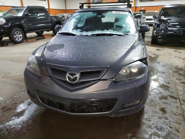 JM1BK343371772845 - 2007 MAZDA 3 HATCHBACK GRAY photo 5