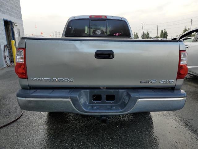 5TBBT44145S466859 - 2005 TOYOTA TUNDRA ACCESS CAB SR5 GRAY photo 6