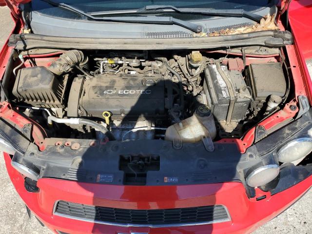 1G1JA5SH1E4168546 - 2014 CHEVROLET SONIC LS 红色 照片 11