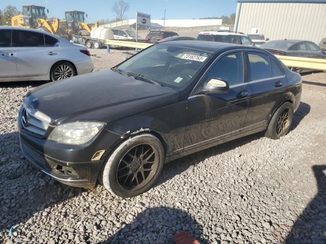 WDDGF54X69R044858 - 2009 MERCEDES-BENZ C 300 BLACK photo 1