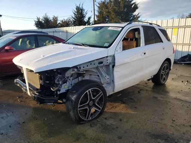 4JGDA5HB4JB074444 - 2018 MERCEDES-BENZ GLE 350 4MATIC WHITE photo 1