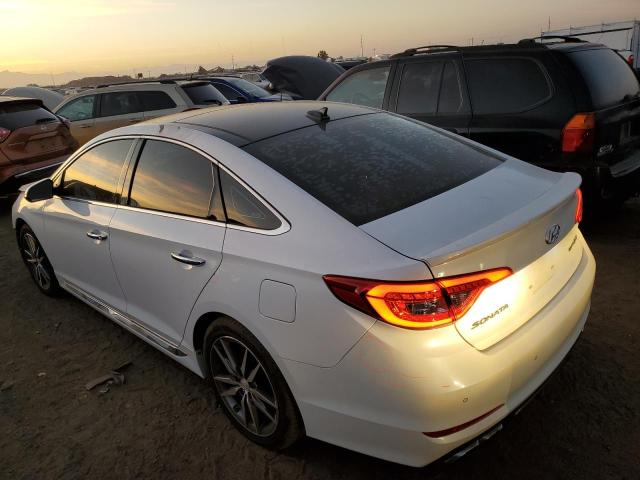 5NPE34AB8FH065971 - 2015 HYUNDAI SONATA SPORT WHITE photo 2