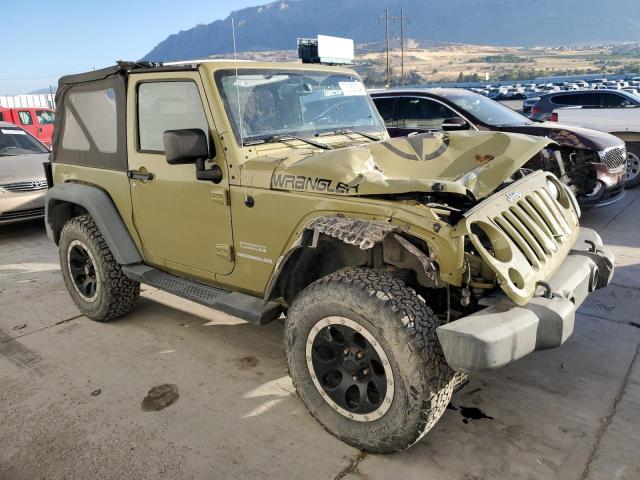 1C4AJWAG2DL528207 - 2013 JEEP WRANGLER SPORT GREEN photo 4