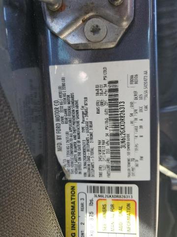 3LN6L2GKXDR826313 - 2013 LINCOLN MKZ GRAY photo 13