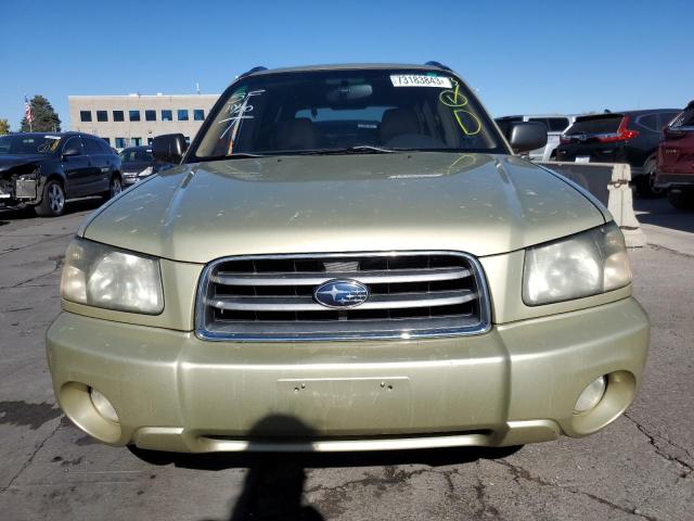 JF1SG65683H735762 - 2003 SUBARU FORESTER 2.5XS ბეჟი ფოტო 5