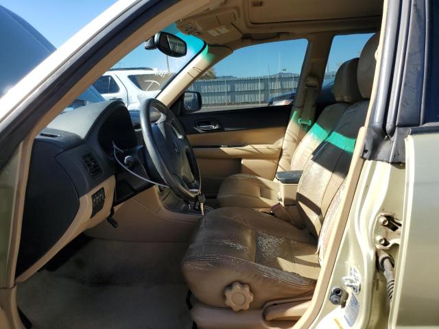 JF1SG65683H735762 - 2003 SUBARU FORESTER 2.5XS ბეჟი ფოტო 7