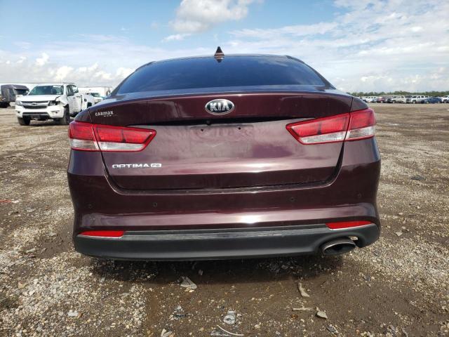 5XXGT4L3XJG206509 - 2018 KIA OPTIMA LX BURGUNDY photo 6