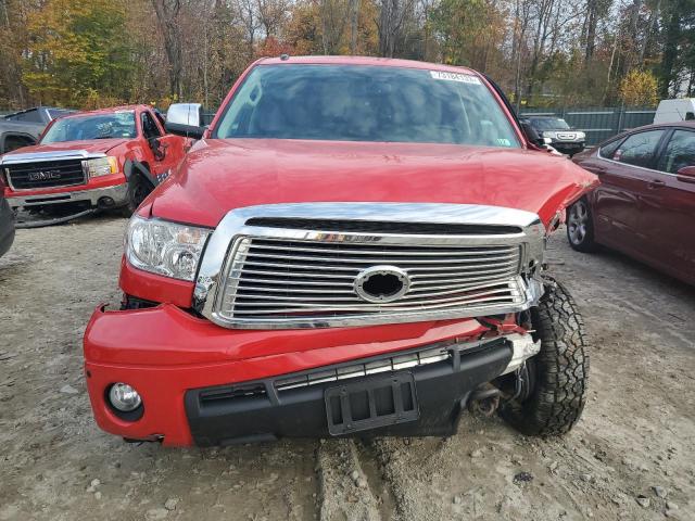 5TFHY5F18BX202474 - 2011 TOYOTA TUNDRA CREWMAX LIMITED RED photo 5