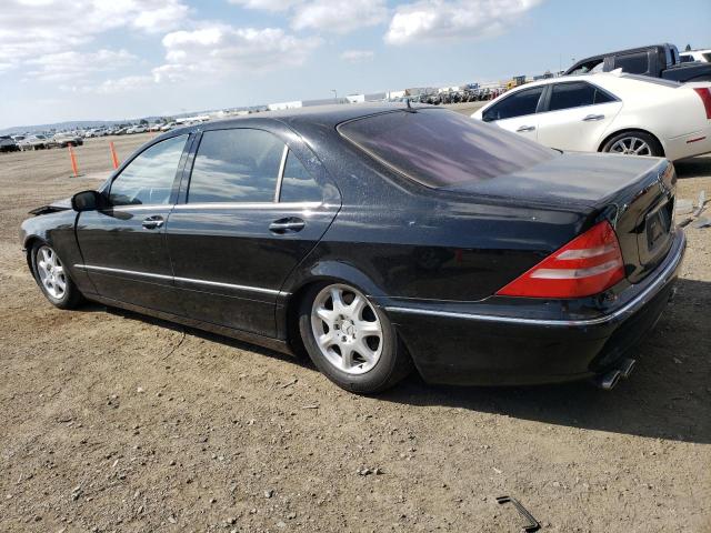 WDBNG70J52A280657 - 2002 MERCEDES-BENZ S 430 BLACK photo 2