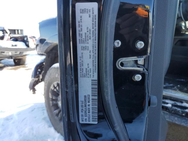 3C63R3JL9MG588308 - 2021 RAM 3500 LARAMIE BLACK photo 12