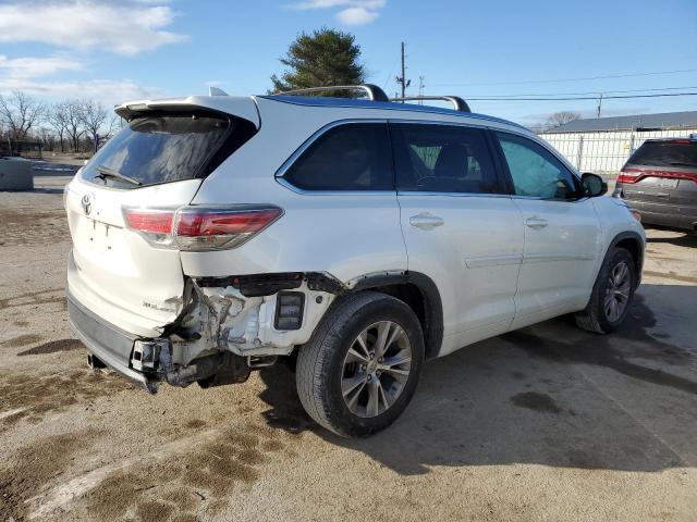 5TDJKRFH0FS117521 - 2015 TOYOTA HIGHLANDER XLE თეთრი ფოტო 3