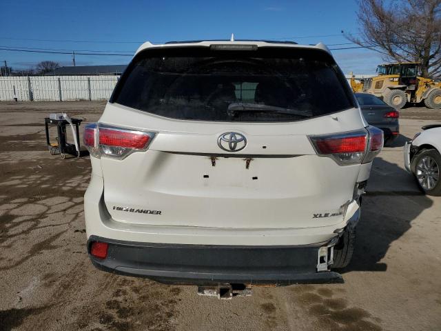 5TDJKRFH0FS117521 - 2015 TOYOTA HIGHLANDER XLE თეთრი ფოტო 6