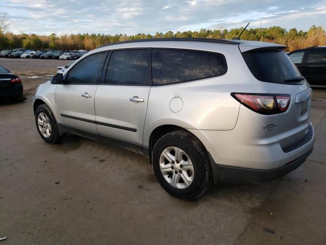 1GNKRFKD8EJ310097 - 2014 CHEVROLET TRAVERSE LS SILVER photo 2