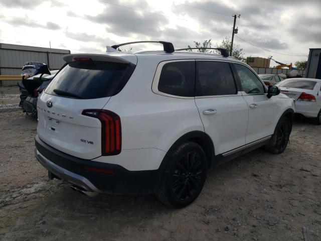 5XYP5DHC6LG024016 - 2020 KIA TELLURIDE SX WHITE photo 3